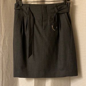 Banana Republic charcoal grey wool skirt